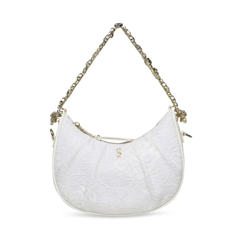 Steve madden rosalia women's white shoulder bag